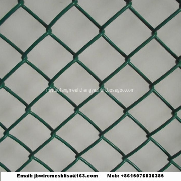 Galvanized And PVC Coated  Chain Link Fence